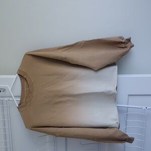 Lululemon LA Oversized Boxy Crew in Trench Ombre Wash